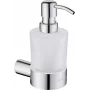 DEANTE ADR_0421 Dispensador de jabón manual de pared para sistema de jabón líquido Tork S1, 1000 ml, plástico ABS blanco