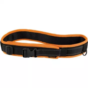 Fiskars 1003626 Functional Form cinturón portaherramientas con cierre rápido, cintura ajustable hasta 120 cm, poliéster resistente al agua, múltiples bolsillos y presillas, Negro/Naranja