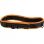 Fiskars 1003626 Functional Form cinturón portaherramientas con cierre rápido, cintura ajustable hasta 120 cm, poliéster resistente al agua, múltiples bolsillos y presillas, Negro/Naranja