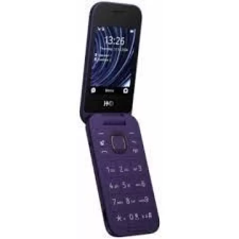 HMD 2660 Flip Violett 4G LTE Dual-SIM móvil plegable