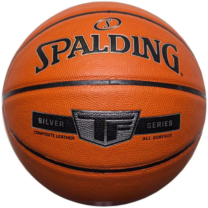 Spalding Silver TF balón de baloncesto de exterior talla 7 naranja
