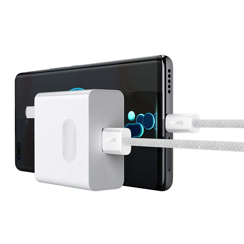 Baseus Dynamic Series cable USB-A a USB-C 100W 2m blanco