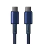 Baseus Tungsten Gold cable USB-C a USB-C 100W PD 1m azul