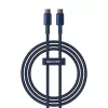 Baseus Tungsten Gold cable USB-C a USB-C 100W PD 1m azul