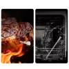 METAPEN Meatmeet X Pro termómetro de cocina Bluetooth/Wi-Fi con app para parrilla, horno, ahumador - negro