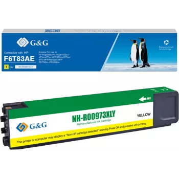 G&G Cartucho de tinta compatible con Brother LC527XLY, 2000 páginas, Amarillo
