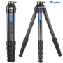 Leofoto LS-285CEX trípode Carbon Fiber Ranger Series con base niveladora integrada