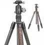 Leofoto Urban LX-284CT trípode de viaje de fibra de carbono con rótula XB-38