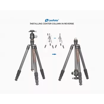 Leofoto Urban LX-284CT trípode de viaje de fibra de carbono con rótula XB-38
