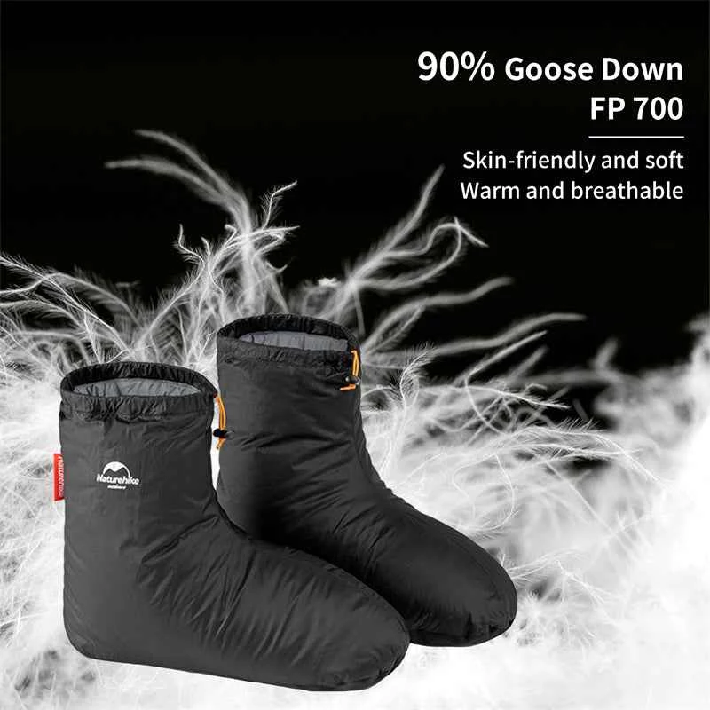 Naturehike Goose Down botas de caña NH18S023-T negro Medium