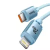 Baseus Crystal Shine cable USB-C a Lightning 20W, 1,2m, azul