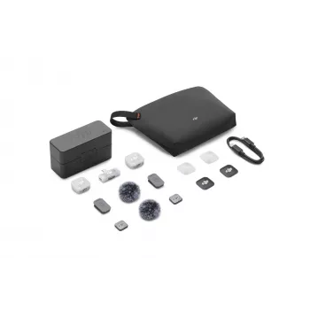 DJI Mic Mini 2 Sistema de micrófono inalámbrico (2 TX + 1 Mobile RX + estuche de carga), blanco