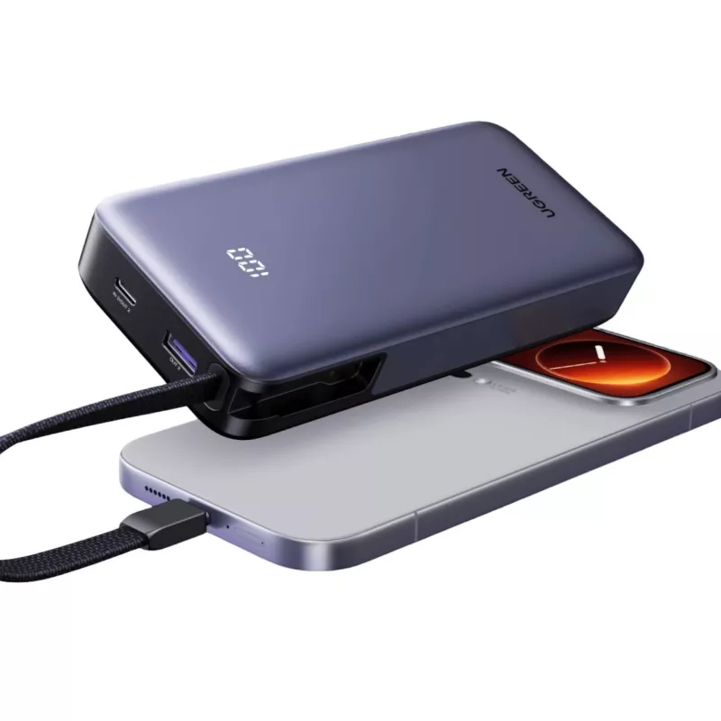 UGREEN PB537 Batería externa 20000 mAh 55W gris