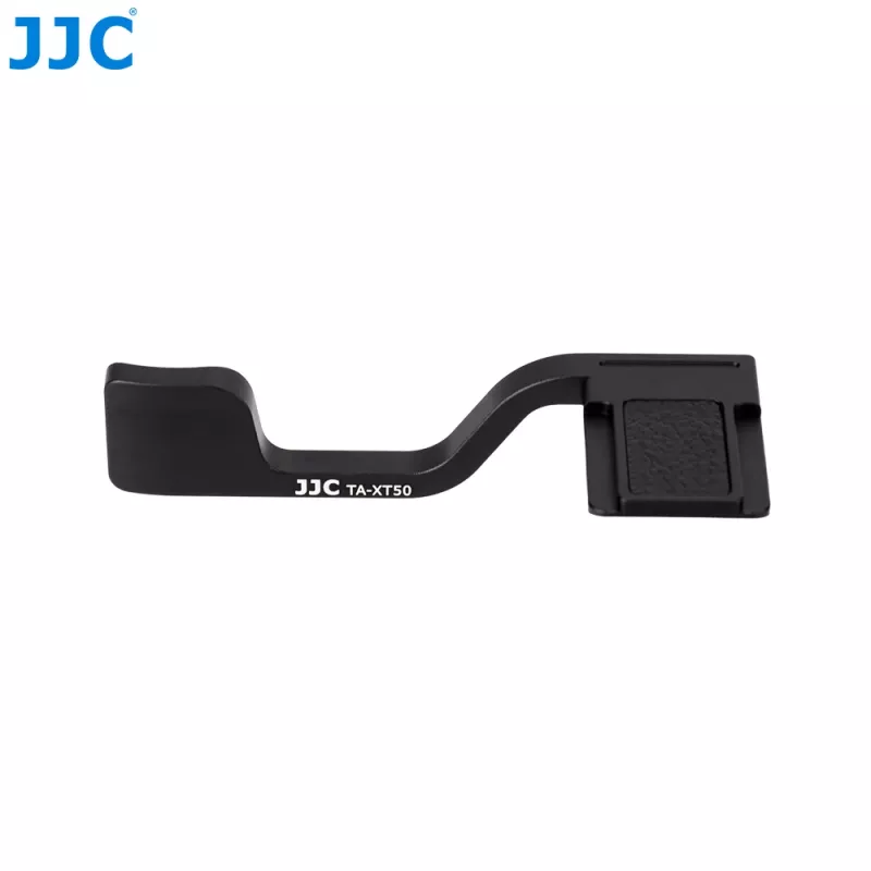Reposapulgares JJC TA-XT50 para Fujifilm X-T50 – aleación de aluminio, montaje en zapata, Negro