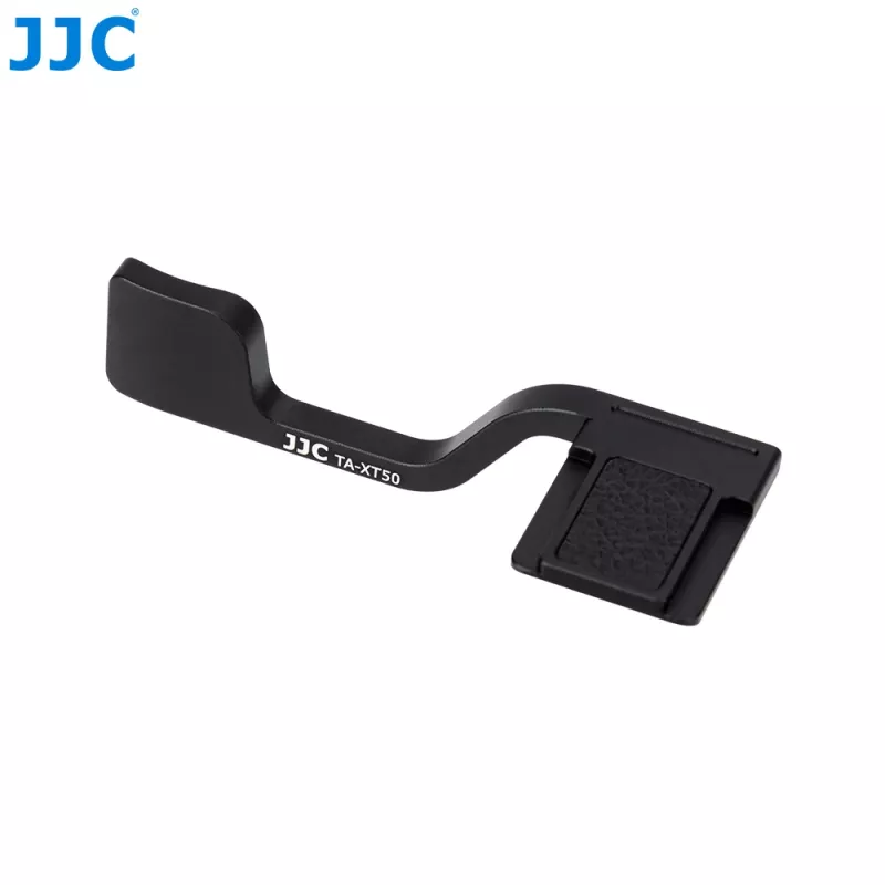 Reposapulgares JJC TA-XT50 para Fujifilm X-T50 – aleación de aluminio, montaje en zapata, Negro