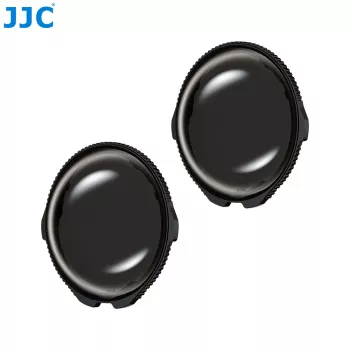 Pack de 2 filtros de densidad neutra ND16 JJC TLP-X5ND16 para Insta360 X5 – cristal templado, multicapa, reducción de luz de 4 pasos