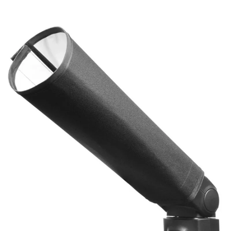 Snoot Godox SN3030 para Speedlite con rejilla de panal y gelatinas de color