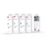 XO NB256B adaptador OTG USB-A hembra a USB-C macho, blanco (NB256B)
