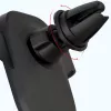XO C37 Soporte de móvil por gravedad para rejilla de ventilación del coche, Negro