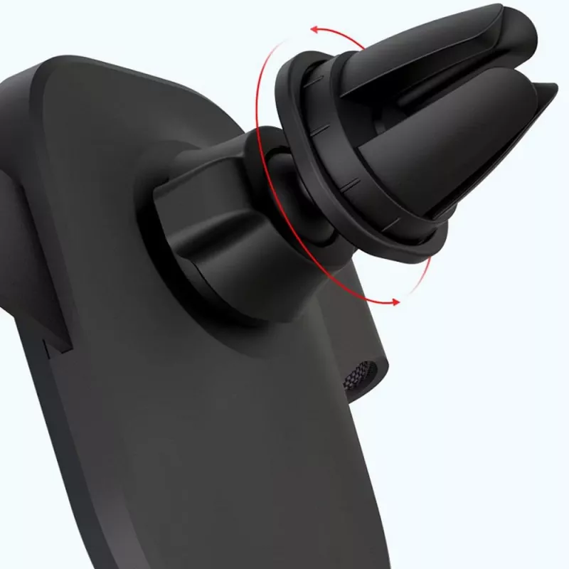 XO C37 Soporte de móvil por gravedad para rejilla de ventilación del coche, Negro