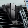 XO C37 Soporte de móvil por gravedad para rejilla de ventilación del coche, Negro
