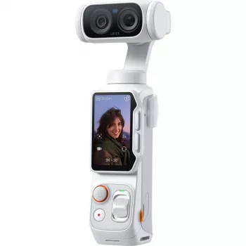 Insta360 Luna Ultra Standard Bundle Cámara gimbal de bolsillo, Stellar White (LUNA02)