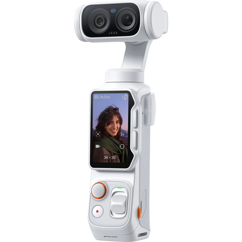 Insta360 Luna Ultra Standard Bundle Cámara gimbal de bolsillo, Stellar White (LUNA02)