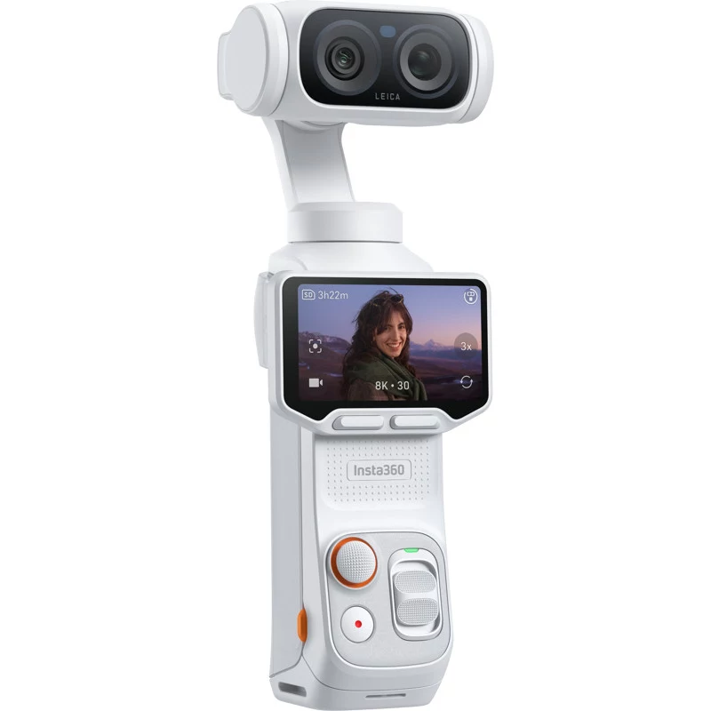 Insta360 Luna Ultra Standard Bundle Cámara gimbal de bolsillo, Stellar White (LUNA02)