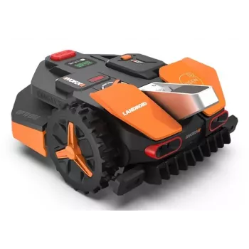Worx Landroid WR202E robot cortacésped con navegación inteligente, 250 m², Cut-to-Edge, 20-50 mm, Wi-Fi y Bluetooth, sensor de lluvia, 20V PowerShare
