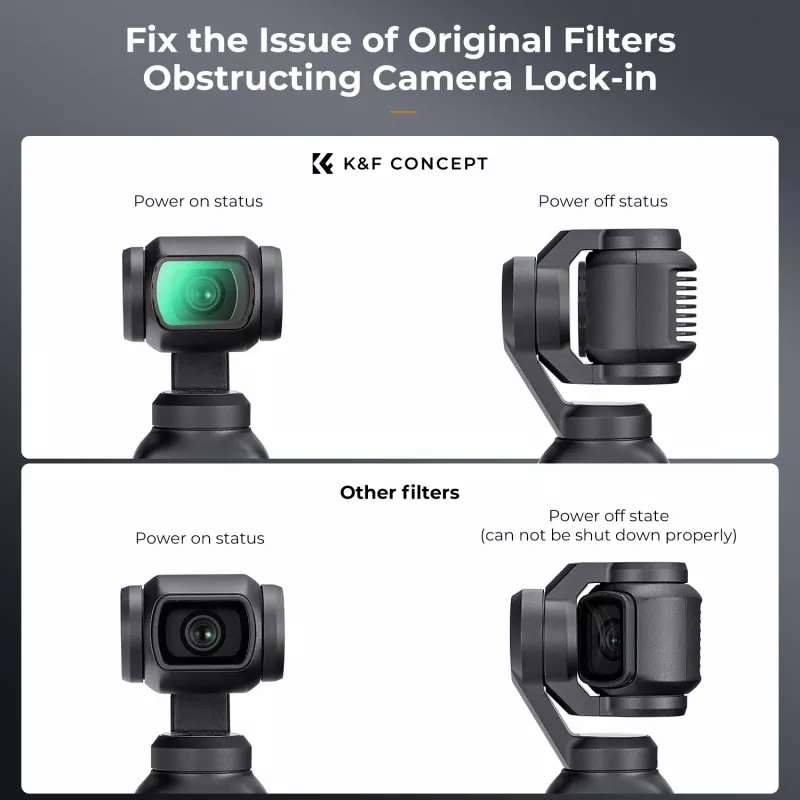 KF filtro UV HD MC con 12 capas de recubrimiento para DJI Osmo Pocket 3 (KF01.2534)