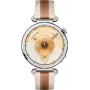 Huawei Watch GT 6 41mm smartwatch con correa de piel marrón plateada