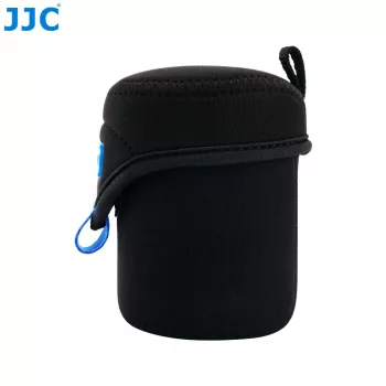 JJC SB6587 bolsa de objetivo Deluxe para objetivos compactos (65x78mm, negra)