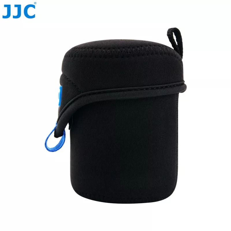 JJC SB6587 bolsa de objetivo Deluxe para objetivos compactos (65x78mm, negra)