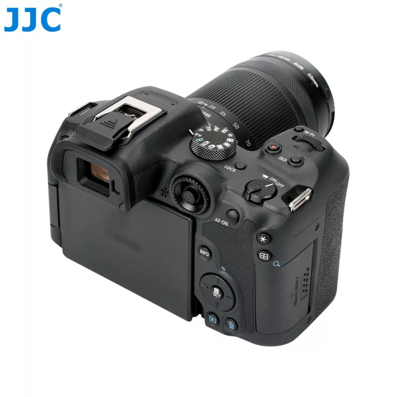 JJC tapa de zapata para Canon EOS R10 / recambio ER-SC2, estándar ISO, plástico ABS negro