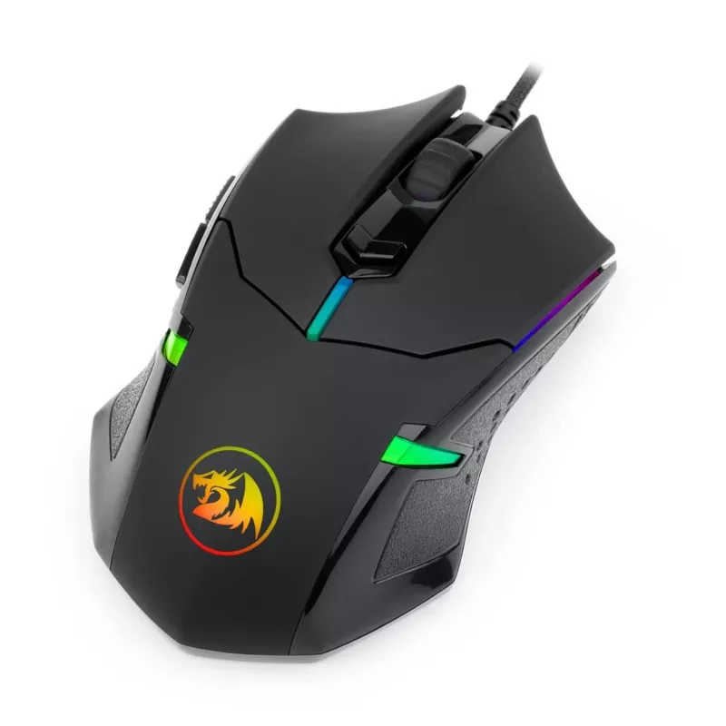 REDRAGON CENTROPHORUS ratón gaming RGB 7200DPI - negro
