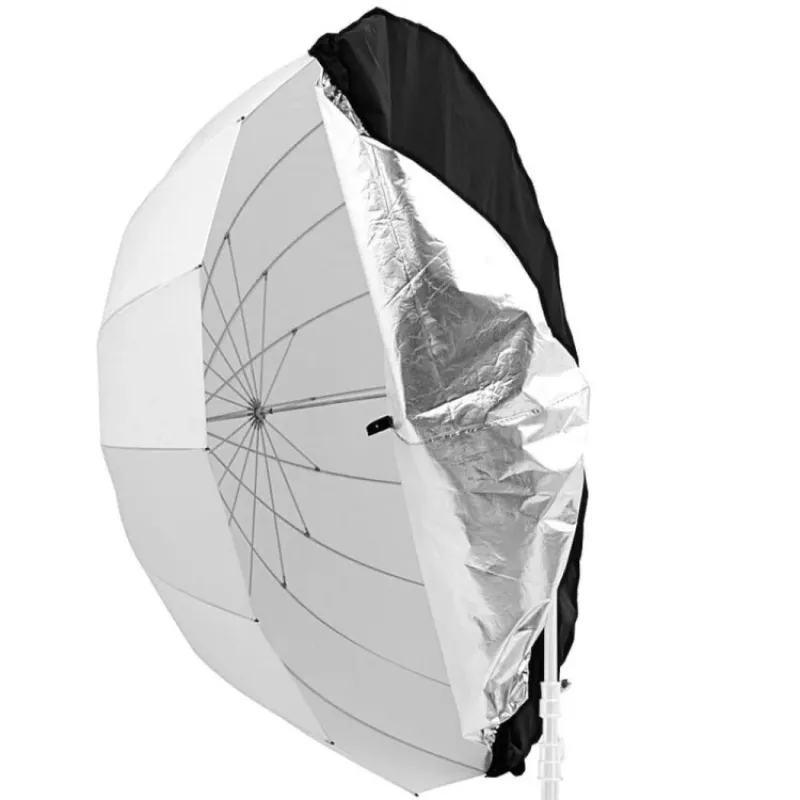 Tela reflectante Godox DPU-130BS plata/negro para paraguas parabólico