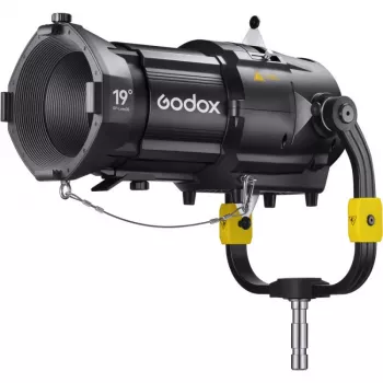Adaptador de proyección Godox GP19K 19° con 6 gobos para luces LED S30/S60