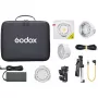 Kit Godox ML100 Bi-color 2 - Foco LED monolight de 100W con softbox, trípode, reflector y bolsa de transporte