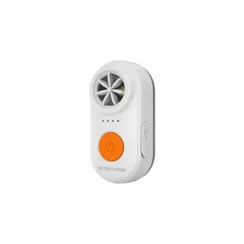 Silbato electrónico de emergencia Nitecore NWE10 blanco 120dB IP67 SOS