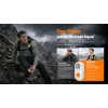 Silbato electrónico de emergencia Nitecore NWE10 blanco 120dB IP67 SOS