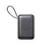 Batería externa JOYROOM JR-PBF29 20000mAh 22.5W con pantalla digital y cables dual Type-C integrados - Negra