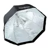 Godox SB-UBW95 Softbox octagonal de 95cm con montura Bowens, interior plateado, difusores y bolsa de transporte