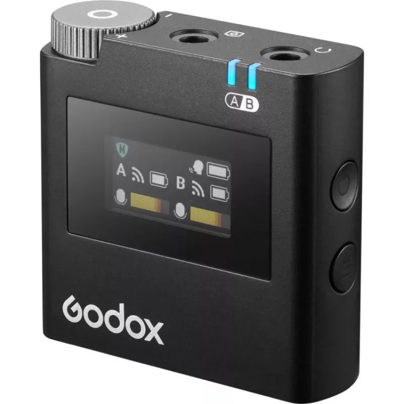 Godox Virso M2 Sistema de micrófono inalámbrico 2,4 GHz para grabaciones