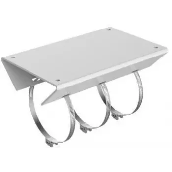 Hikvision DS-1684ZJ Adaptador de montaje vertical en mástil para cámaras domo PTZ, blanco