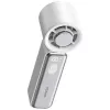 USAMS Ice-Cooling Digital Ventilador portátil de alta velocidad 2000mAh blanco
