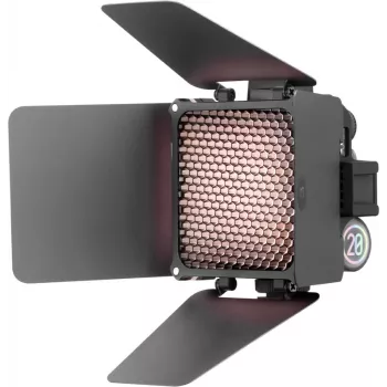 Zhiyun M20 Combo 20W set de luz LED de vídeo bicolor con RGB, mini trípode, difusor, grid y barndoors