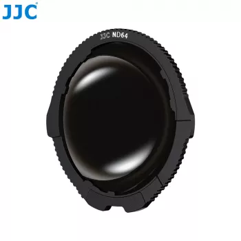 JJC TLP-X5ND64 Filtro ND64 pack de 2 para Insta360 X5, vidrio templado, multicapa