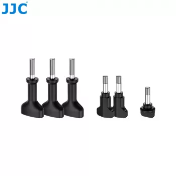 Set de tornillos de mariposa JJC SK-6 M5 para cámaras de acción (pack de 6, negro)