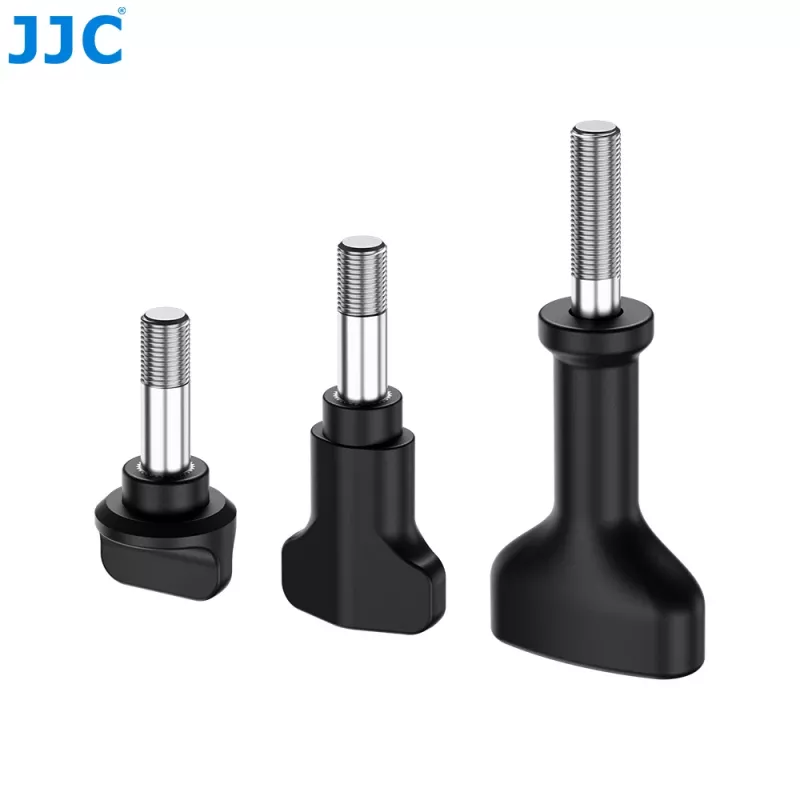 Set de tornillos de mariposa JJC SK-6 M5 para cámaras de acción (pack de 6, negro)
