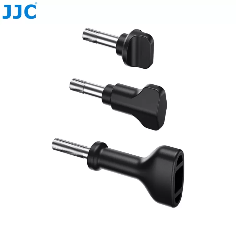 Set de tornillos de mariposa JJC SK-6 M5 para cámaras de acción (pack de 6, negro)